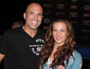 UFC Royce Gracie e Miesha Tate MMA (Foto: Evelyn Rodrigues)