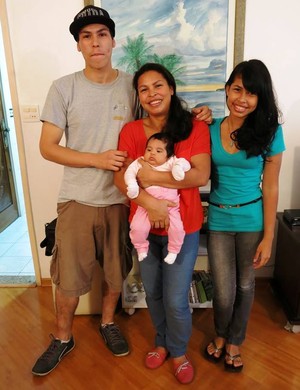 Família Costa Rica Santos (Foto: Lincoln Chaves)