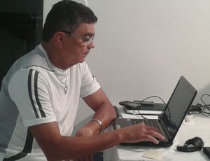 Flávio Araújo - técnico Sampaio (Foto: Bruno Alves)