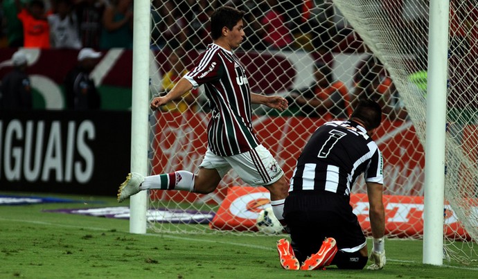 Conca e Tiago Volpi Fluminense x Figueirense (Foto: Nelson Perez/Fluminense FC)