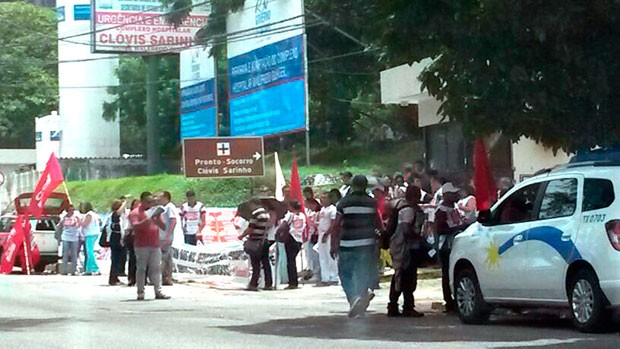 Servidores da saúde do RN iniciam greve nesta quarta com ato público (Foto: Camila Torres/Inter TV Cabugi)