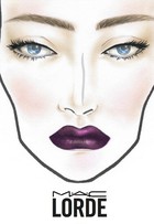 Dona de visual dark, Lorde assina linha de maquiagem com a MAC