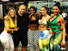 Gracy Barbosa e Graciella Carvalho usam roupas do Brasil para malhar