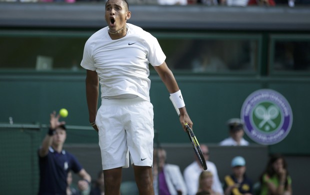 nick gyorgis vence rafael nadal em wimbledon (Foto: Reuters) nick gyorgis vence rafael nadal em wimbledon (Foto: Reuters)