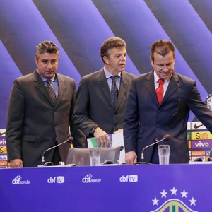 dunga gallo gilmar rinaldi seleção brasileira (Foto: Paulo Campos/O Dia/Agência Estado)