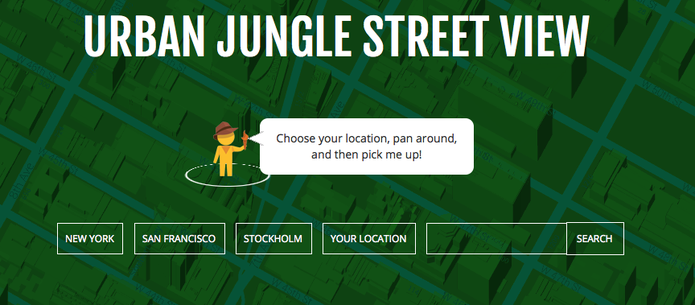 Urban Jungle Street View tem 'Pegman' aventureiro  (Foto: Reprodução/Urban Jungle)