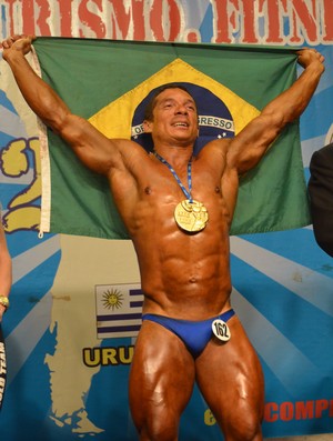 Potiguar Carlos Oliveira, fisiculturismo (Foto: Divulgação)