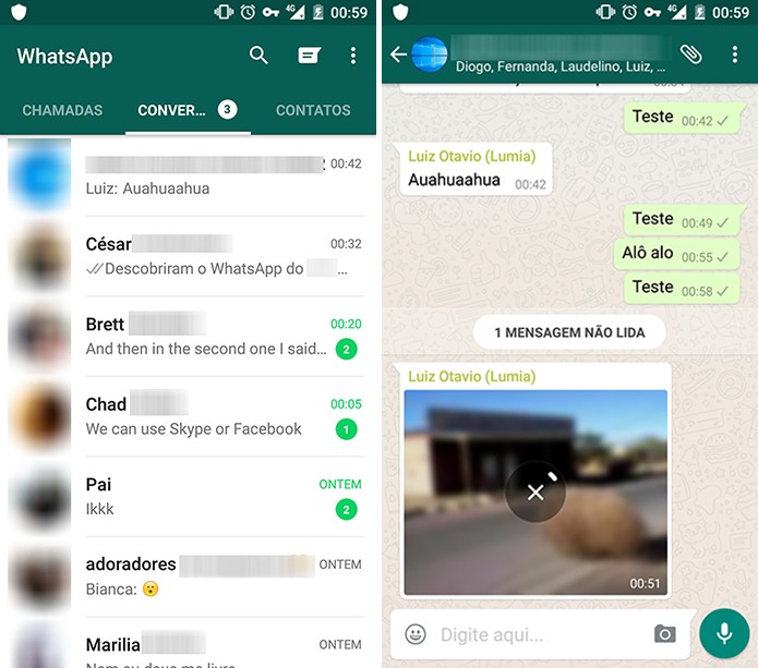 WhatsApp para Android e iOS pode voltar a funcionar no Brasil com VPN (Foto: Reproduo/Elson de Souza)