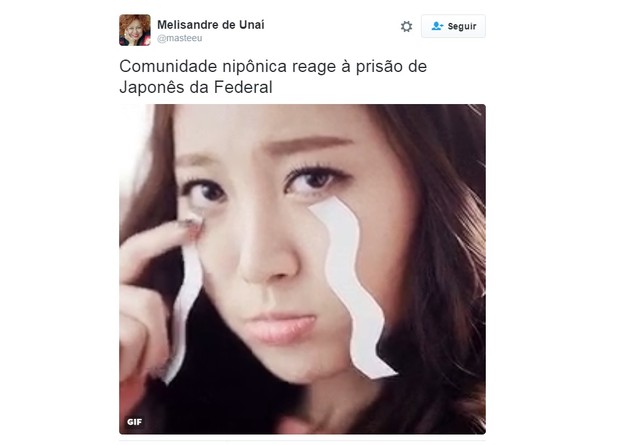 Prisão do Japonês da Federal rende memes (Foto: Reprodução/Twitter)
