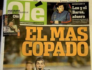 reprodu&ccedil;&atilde;o capa jornal ole boca juniors corinthains libertadores (Foto: Rodrigo Faber )