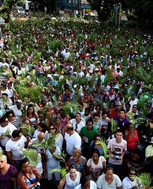 FOTOS: Domingo de Ramos é celebrado pelo mundo; veja (ADENILSON NUNES/RAÍZES/ESTADÃO CONTEÚDO)