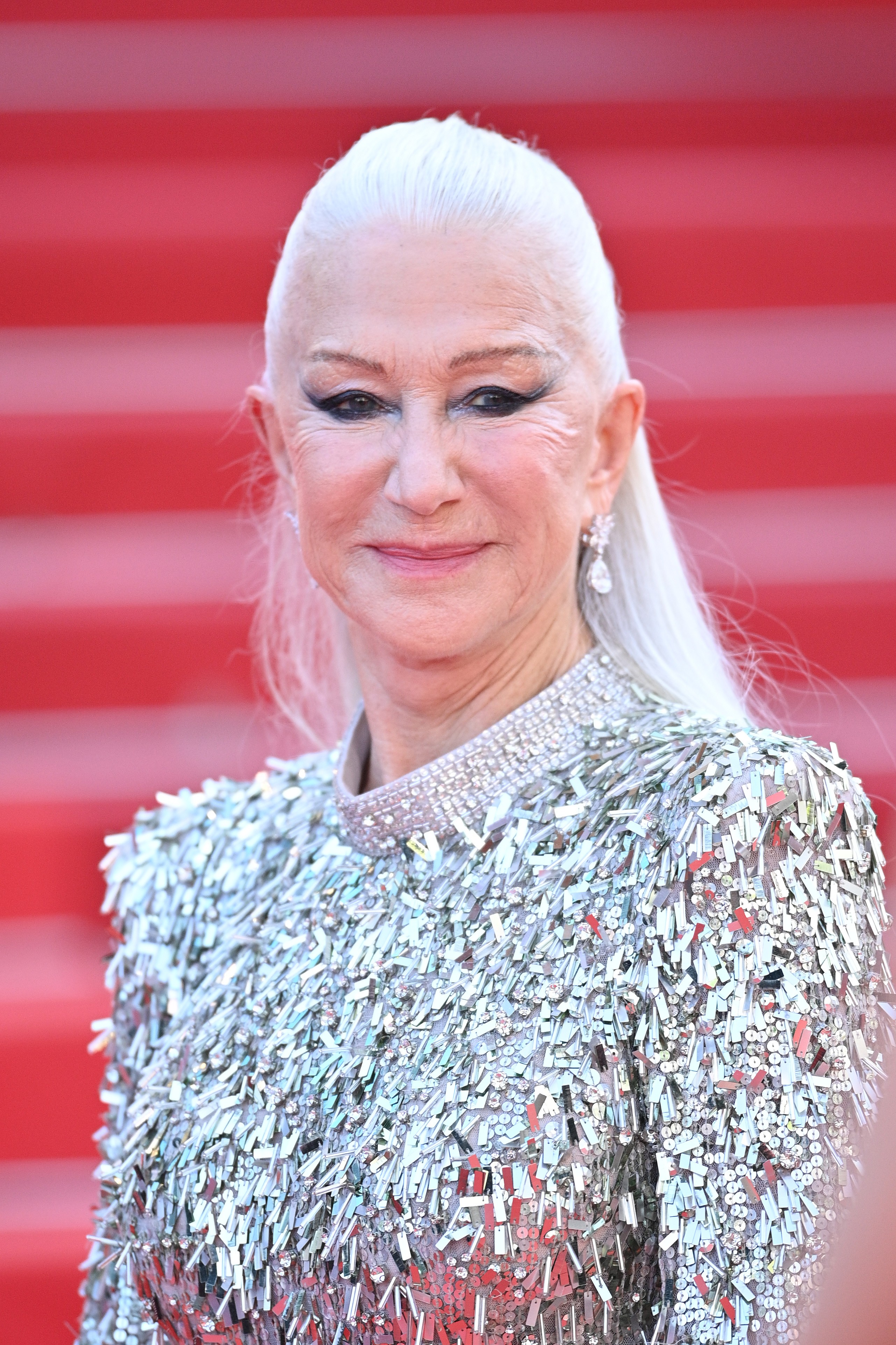 CANNES, FRANCE - MAY 27: Helen Mirren attends the screening of 