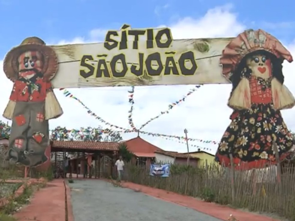 Sítio São João é aberto ao público em Campina Grande (Foto: Reprodução/TV Paraíba)