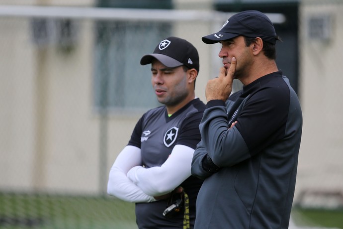 Jair Ventura e Ricardo Gomes Botafogo (Foto: V&iacute;tor Silva/SSPress/Botafogo)