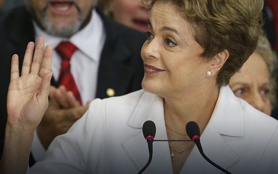 Pronunciamento Dilma Rousseff (Foto: Pedro Ladeira/Folhapress)