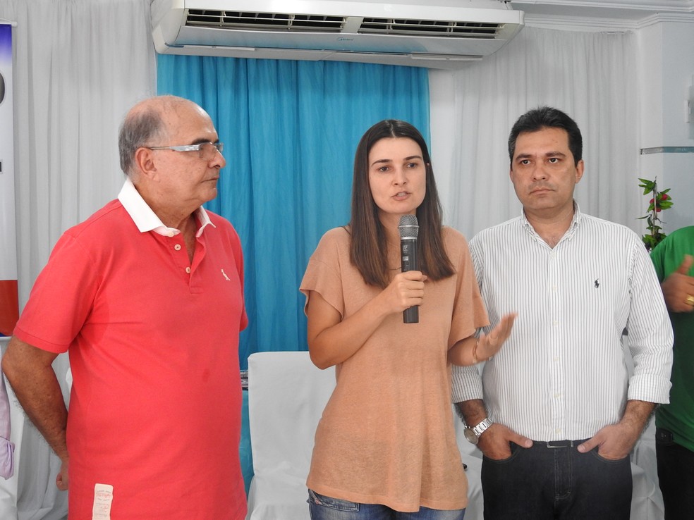 Garcia e Fraxe tiveram candidaturas confirmadas durante convenção em Manaus  (Foto: Ive Rylo/G1 AM)