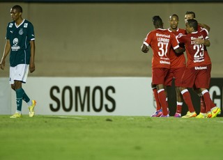inter gol goias comemoracao (Foto: Alexandre Lops/Internacional)