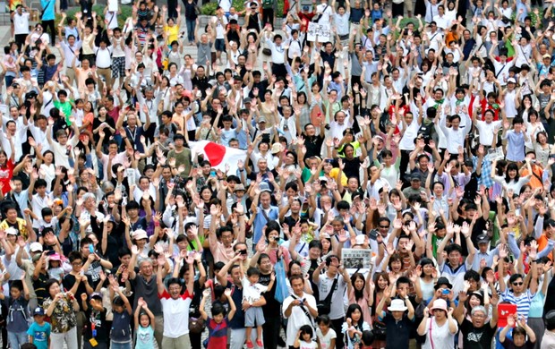 Comemoração Olimpíadas de Tóquio 2020 (Foto: Agência Reuters)