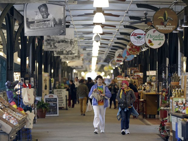 Mercado Francês de New Orleans (Foto: Gerald Herbert/AP Photo)