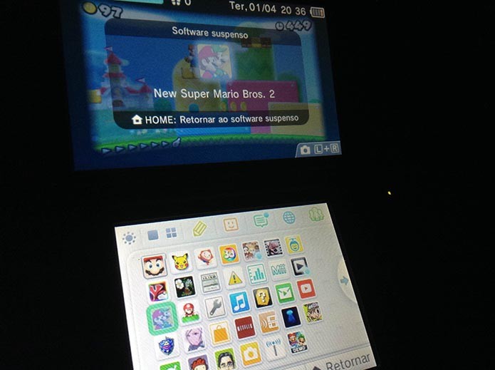 Nintendo 3DS: aprenda a tirar screenshots dos seus games (Foto: Reprodução/Murilo Molina)