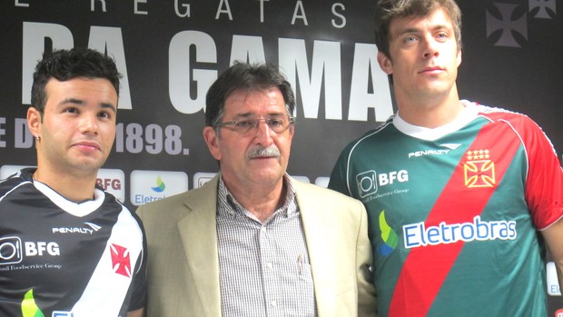 Michel Alves e Thiaguinho, Vasco (Foto: Fred Huber / Globoesporte.com)