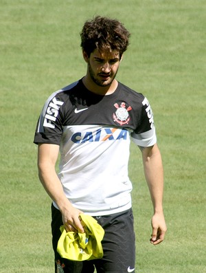 Pato treino do Corinthians (Foto: Cleber Akamine)
