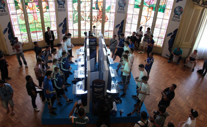 O FIWC foi realizado no Estádio da Laranjeiras, no Rio de Janeiro (Foto: Zíngara Lofrano / TechTudo) O FIWC foi realizado no Estádio da Laranjeiras, no Rio de Janeiro (Foto: Zíngara Lofrano / TechTudo)