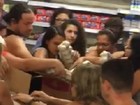 Vídeo mostra disputa por ovos em supermercado de Vitória