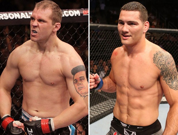 Alan Belcher e Chris Weidman, UFC (Foto: Getty Images)