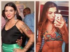 Petra Mattar mostra antes e depois, 15 quilos mais magra