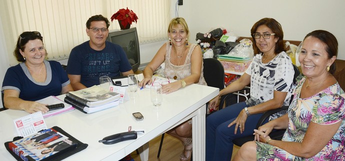 Reunião entre os dirigentes organizadores dos Jogos Abertos do Idoso (Foto: Divulgação)