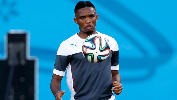 Eto'o Treino Camarões (Foto: Reuters) Eto'o Treino Camarões (Foto: Reuters)
