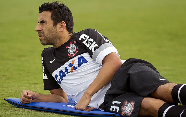 Maldonado treino Corinthians (Foto: Daniel Augusto Jr. / Ag. Corinthians)