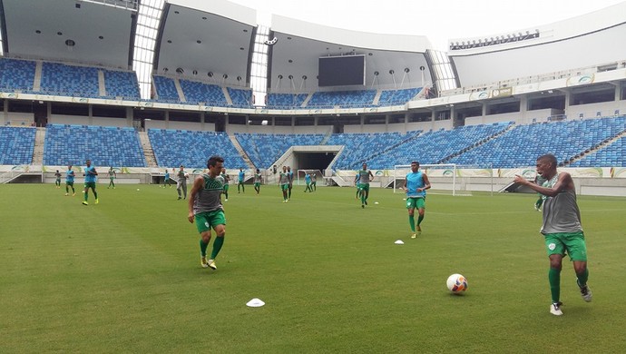 Treino do Alecrim Arena das Dunas (Foto: Diógenes Baracho/Divulgação) Treino do Alecrim Arena das Dunas (Foto: Diógenes Baracho/Divulgação)