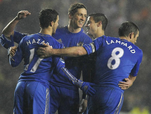 Hazard Torres Chelsea (Foto: Reuters)