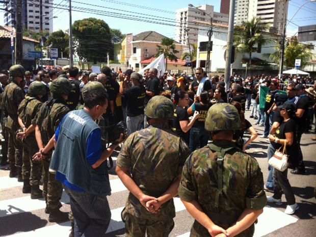 G Policiais Civis Protestam Ap S O Desfile De De Setembro Em Natal