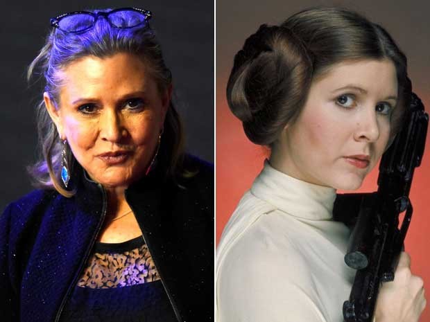 Carrie fisher, a princesa Leia de Star Wars (Foto: Divulgação) Carrie fisher, a princesa Leia de Star Wars (Foto: Divulgação)