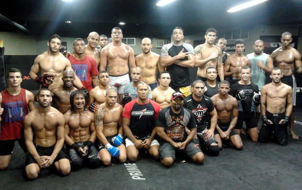 MMA Ronaldo Jacaré e Equipe X Gym (Foto: Ivan Raupp)