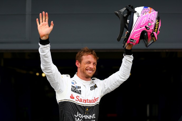 Jenson Button treino classificatório GP da Inglaterra (Foto: Getty Images)