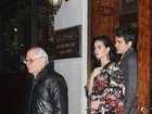 Katy Perry e John Mayer vão a restaurante em Nova York