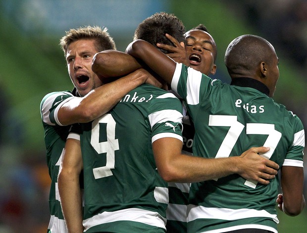 Elias, Sporting x Horsens (Foto: Agência EFE)