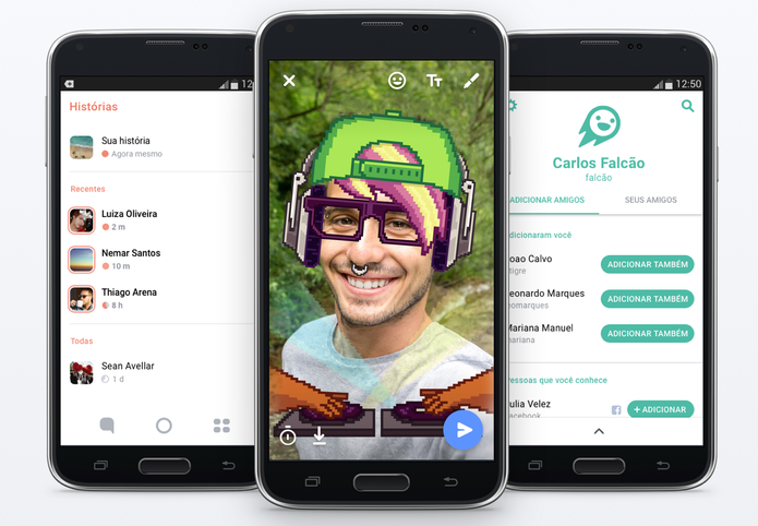 Flash é o novo aplicativo do Facebook parecido com o Snapchat (Foto: Divulgação/Facebook) Flash é o novo aplicativo do Facebook parecido com o Snapchat (Foto: Divulgação/Facebook)