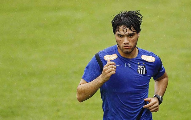 Misael, volante do Santos (Foto: Ricardo Saibun/Divulgação Santos FC)