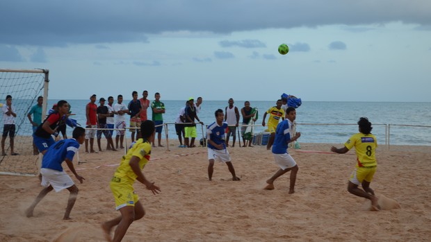 Santa Cruz x Gama, final do Paraibano de futebol de areia (Foto: Expedito Madruga)