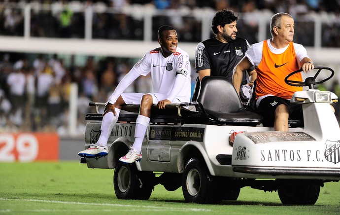 Robinho, Santos X São Paulo (Foto: Marcos Ribolli)