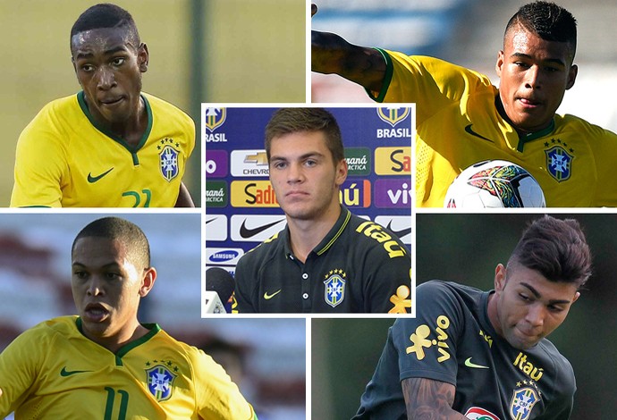 montagem seleção sub-20 (Foto: GloboEsporte.com)