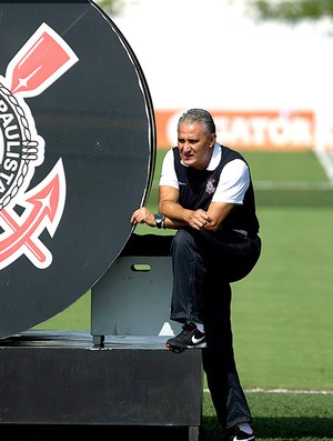 Tite no treino do Corinthians (Foto: Daniel Augusto Jr. / Ag. Corinthians)