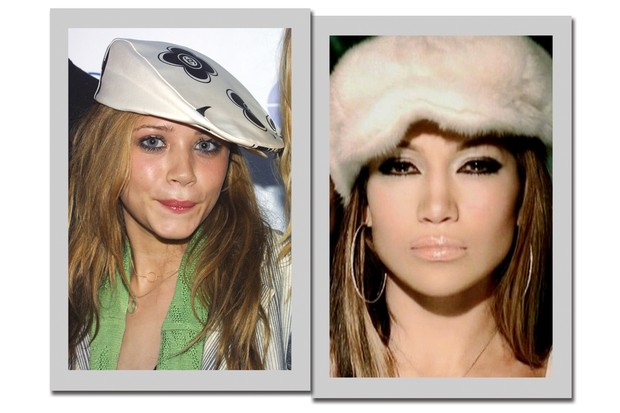 As boinas também conquistaram de Mary-Kate Olsen a Jennifer Lopez nos early 200s (Foto: Getty Images)