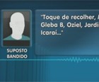 Jovem é preso após falso toque de recolher (Reprodução/TV Globo)