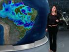 Norte e Centro-Oesto do Brasil terá chuva forte na terça-feira (25)
